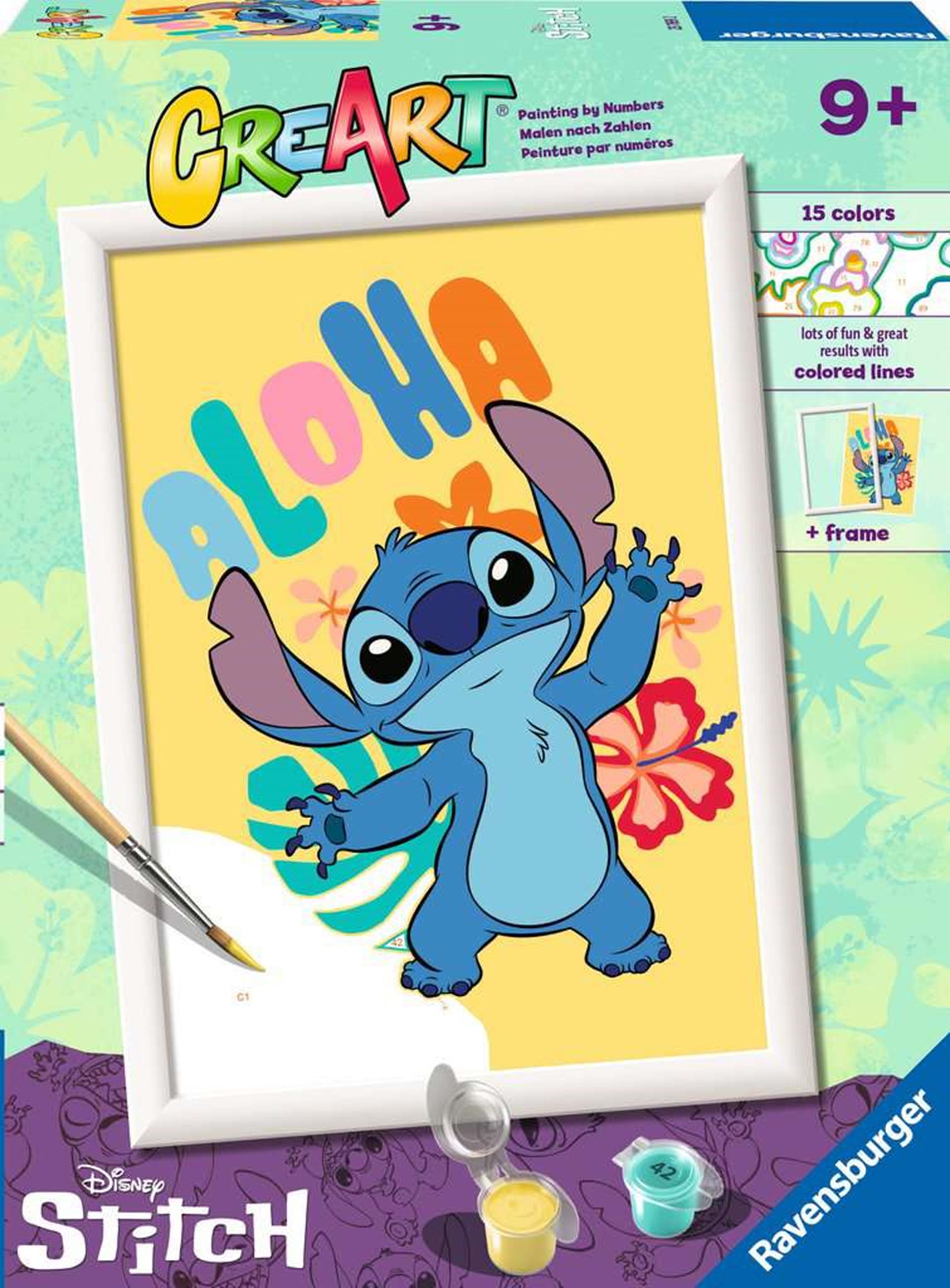 Ravensburger CreArt Peinture sur Numéro Aloha Stitch