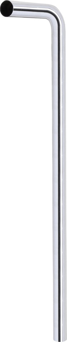 Tube de sol Differnz chromé - acier inoxydable durable - ø 32 mm - 750 x 220 mm