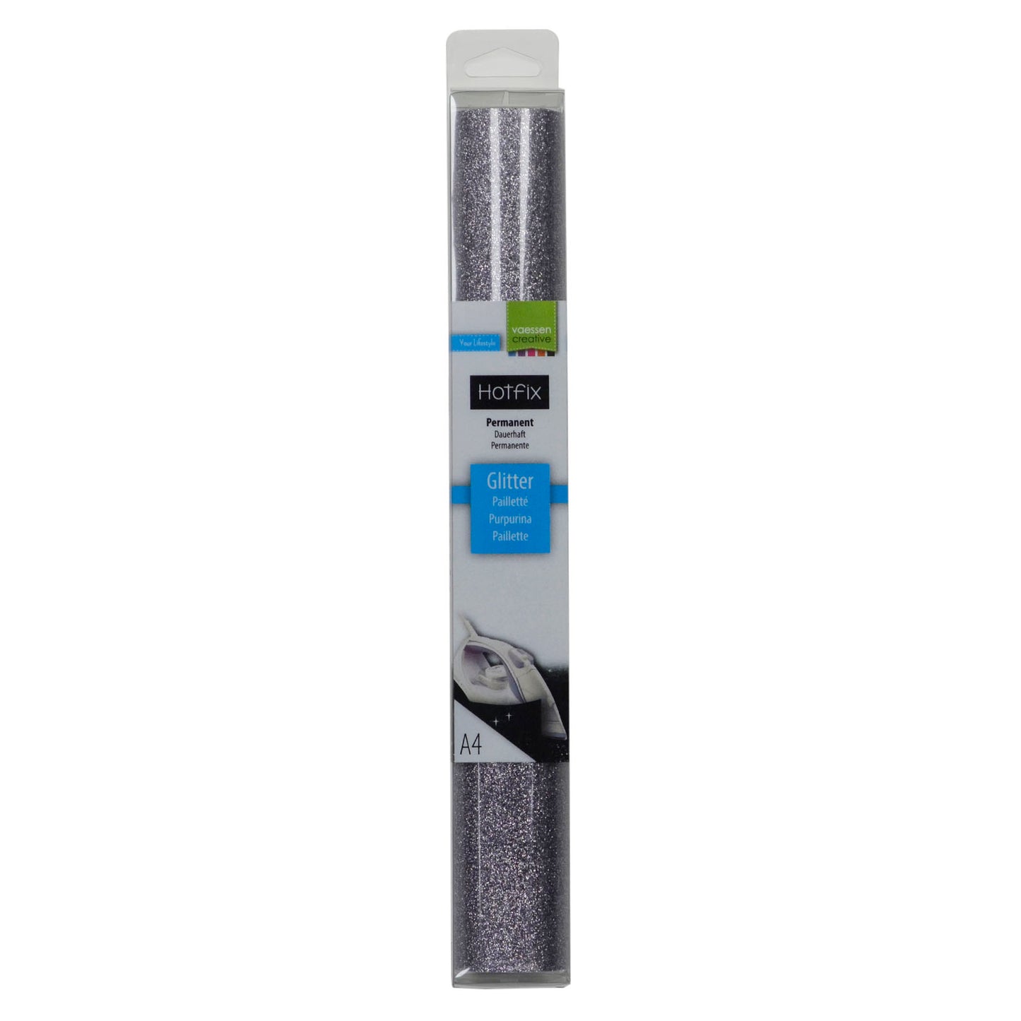Vaessen creative • paillettes flex a4 gris