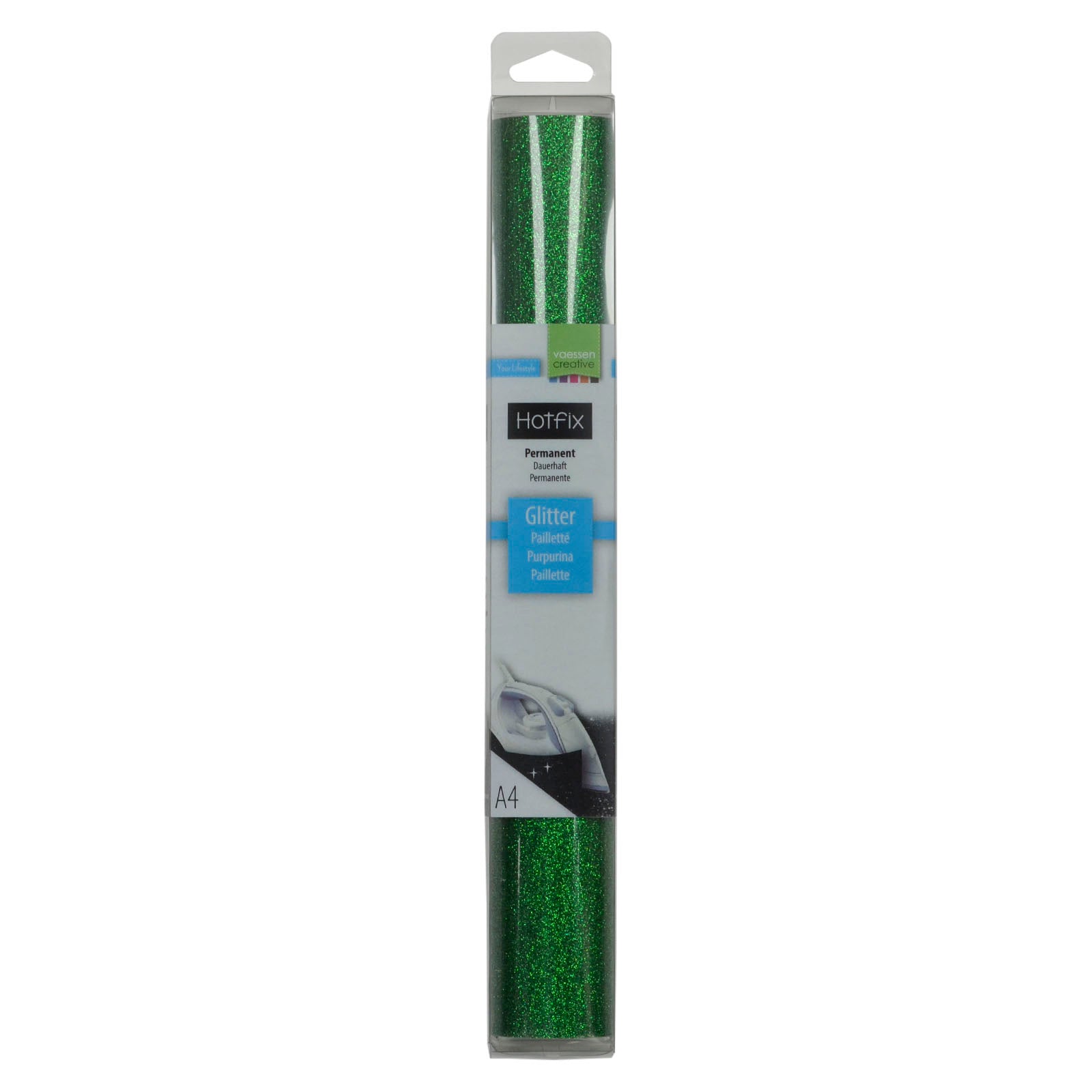 Vaessen creative • paillettes flex a4 vert