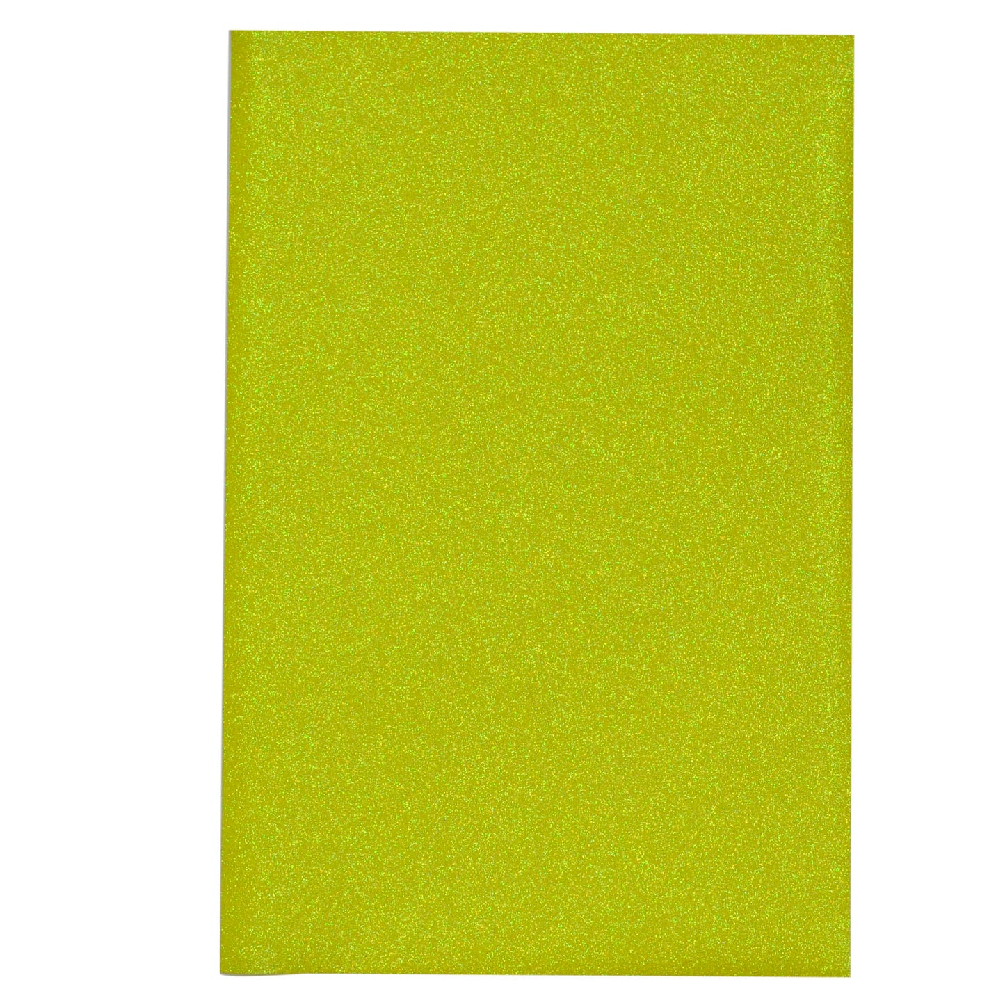 Vaessen creative • paillettes flex a4 jaune fluo