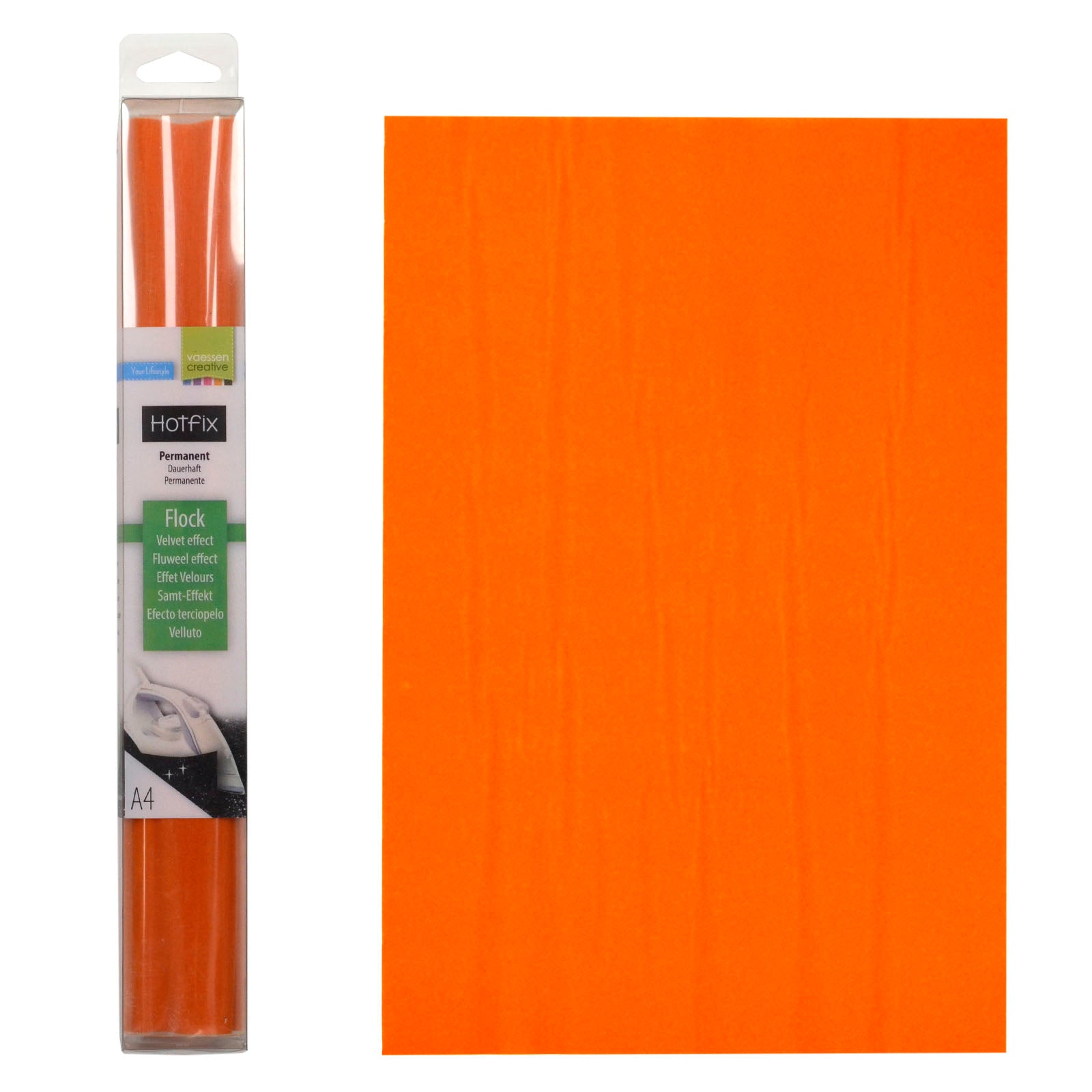 Vaessen creative • flocage a4 orange