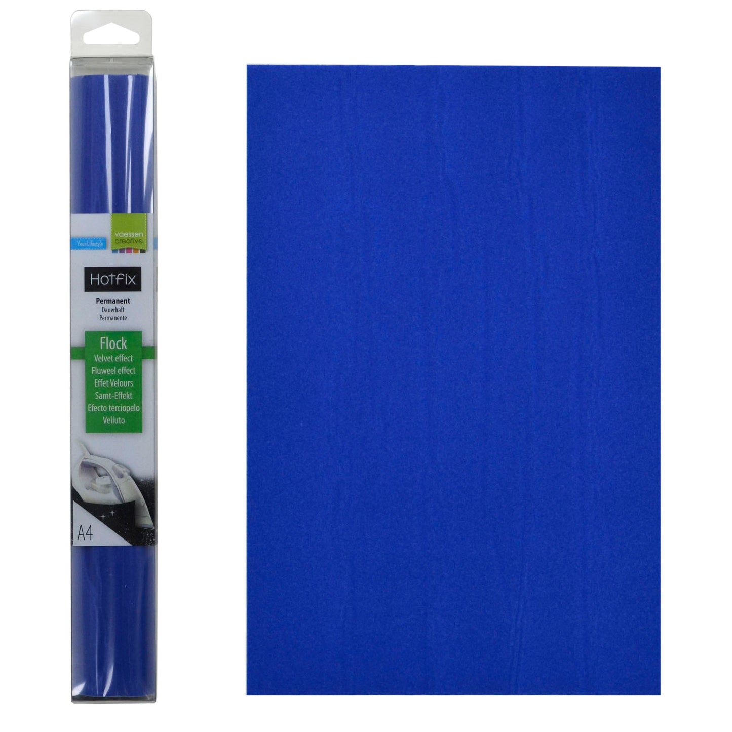 Vaessen creative • flock a4 cobalt