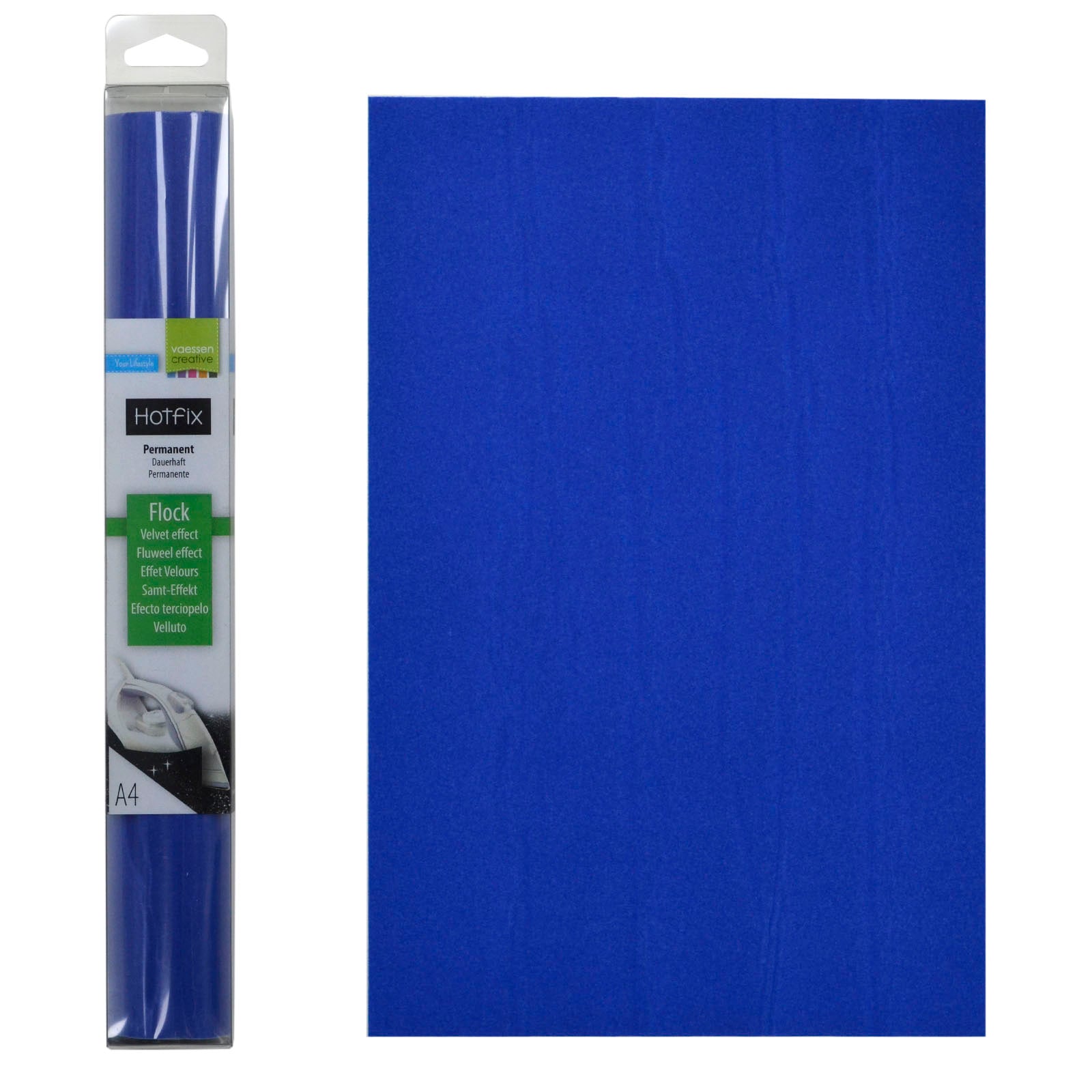 Vaessen creative • flock a4 cobalt