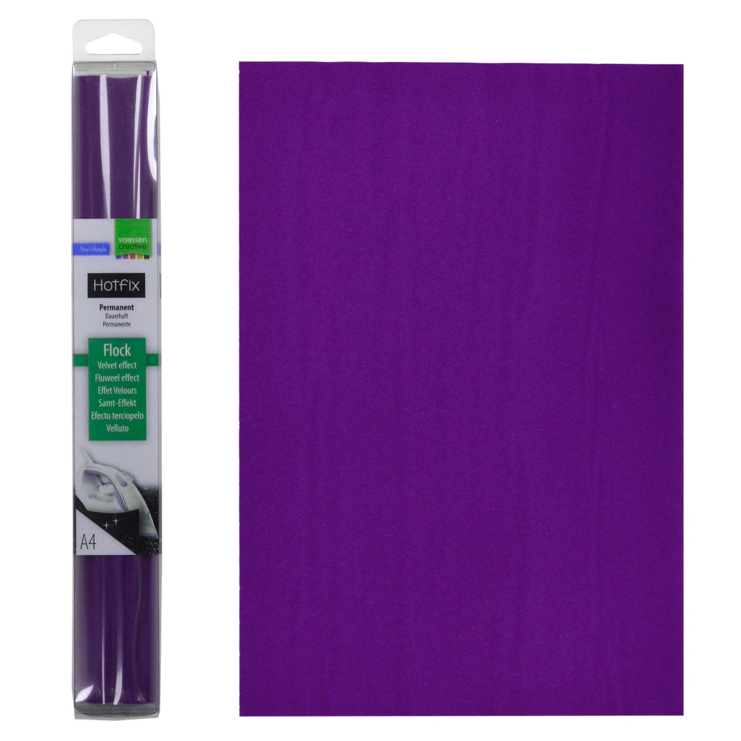 Vaessen creative • flock a4 violet