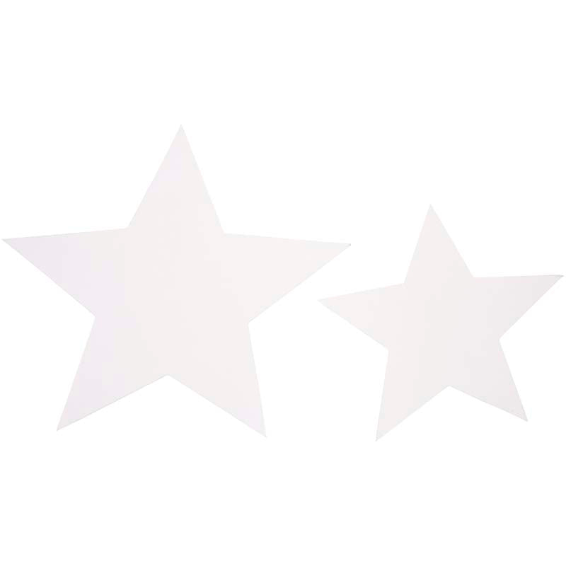 Étoiles Vivi Gade, taille 7,3 + 10 cm, 240 g, blanc, 40 pièces 1 boîte
