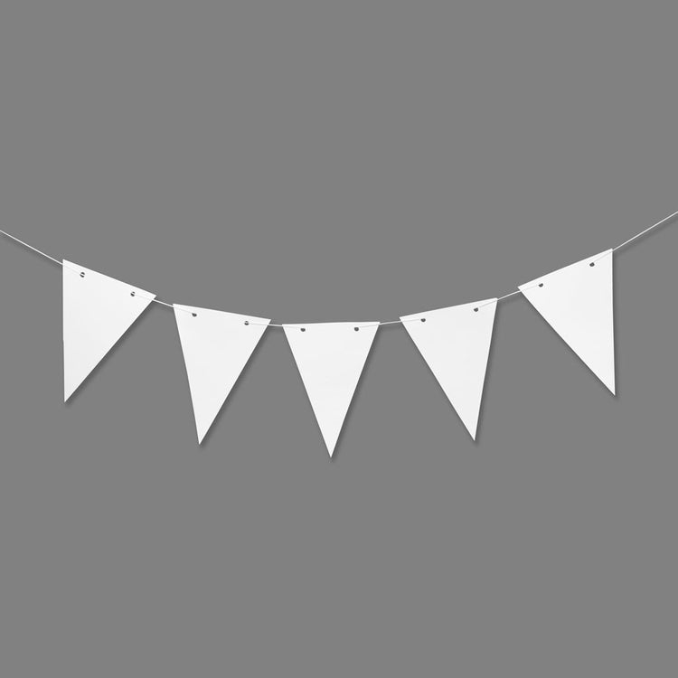 Drapeaux d'entreprise Creativ, h : 20 cm, l : 14,5 cm, 300 g, blanc, 10 pièces 1 boîte