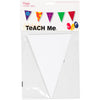 Drapeaux d'entreprise Creativ, h : 20 cm, l : 14,5 cm, 300 g, blanc, 10 pièces 1 boîte