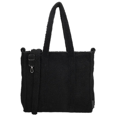 Beagles sac à bandoulière en peluche 37x31cm noir