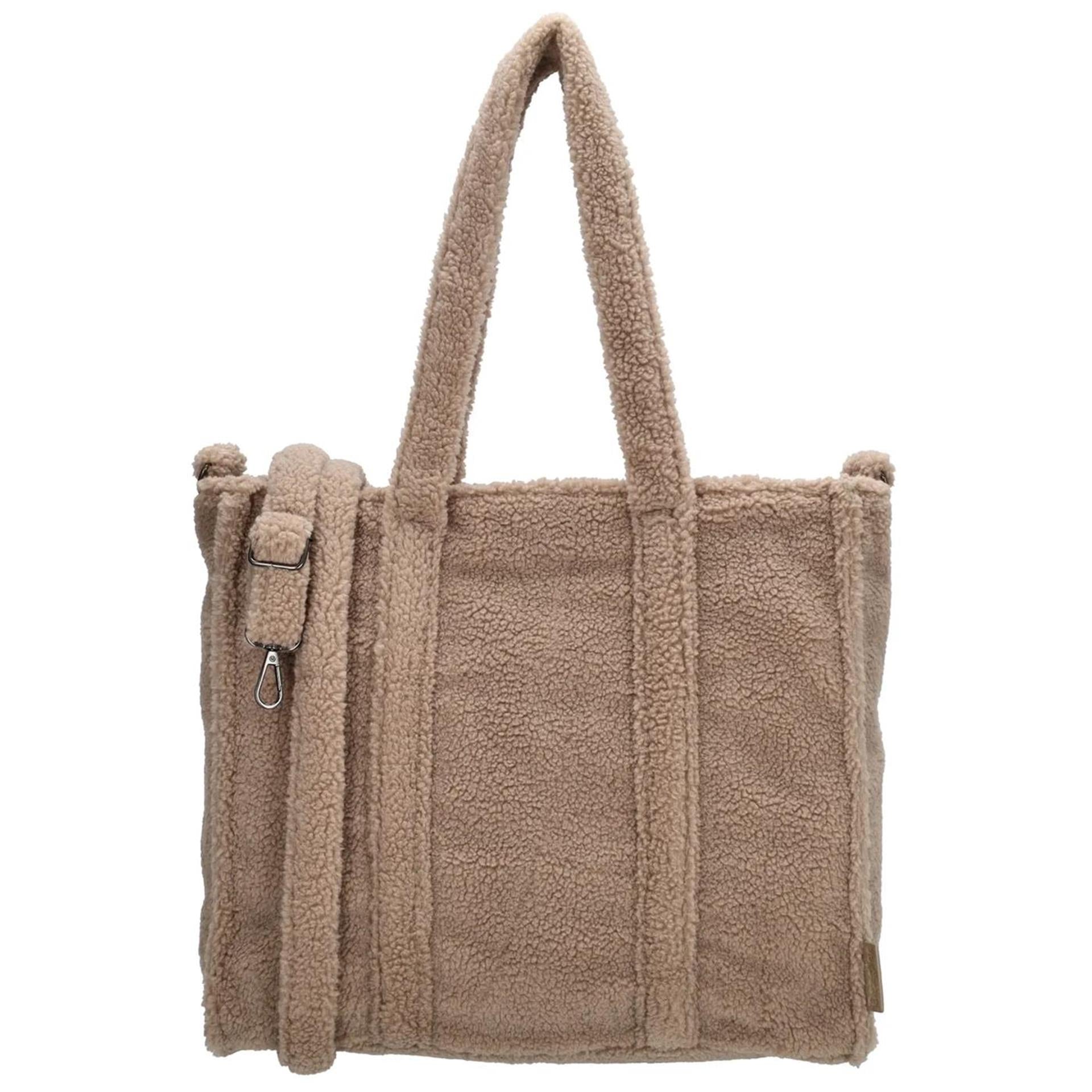 Beagles sac bandoulière teddy 37x31cm taupe