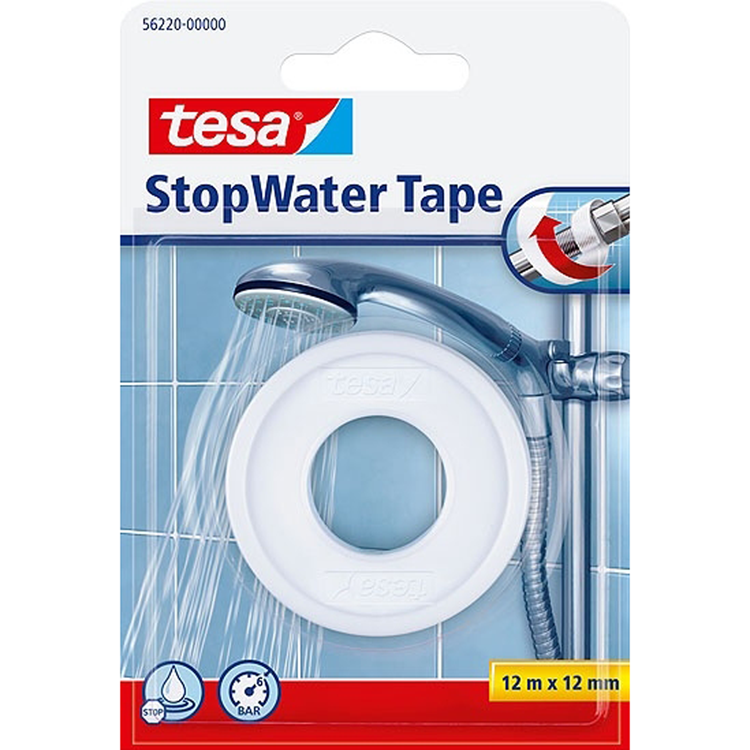 Tesa 1005142 - ruban anti-eau 12mx12mm | 6 pièces