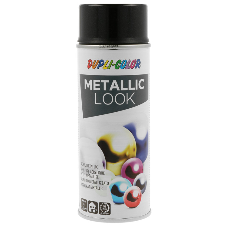 Motip 1068093 - aspect métallisé noir | 2 pièces
