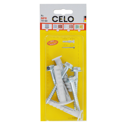 Celo 1067288 - fiche de cadre multifonction blister mfr 10-60 fb ssks 4 pcs. | 5 pièces