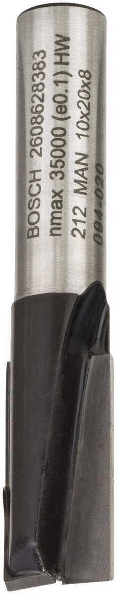 Bosch - fraises en bout 8 mm, d1 10 mm, l 20 mm, g 51 mm