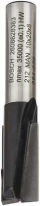 Bosch - fraises en bout 8 mm, d1 10 mm, l 20 mm, g 51 mm