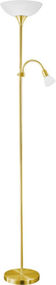 Lampadaire Eglo up 2 - e27 e14 - 176,5 cm - or blanc