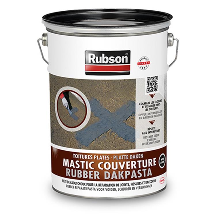 Rubson 1001134 - pâte de toiture en caoutchouc 5,15kg | 1 pièce