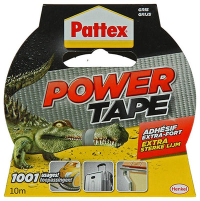 Pattex 1001839 - ruban adhésif 10m gris bl | 6 pièces