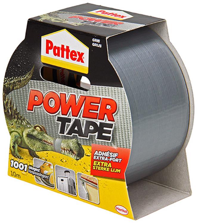 Pattex 1001839 - ruban adhésif 10m gris bl | 6 pièces