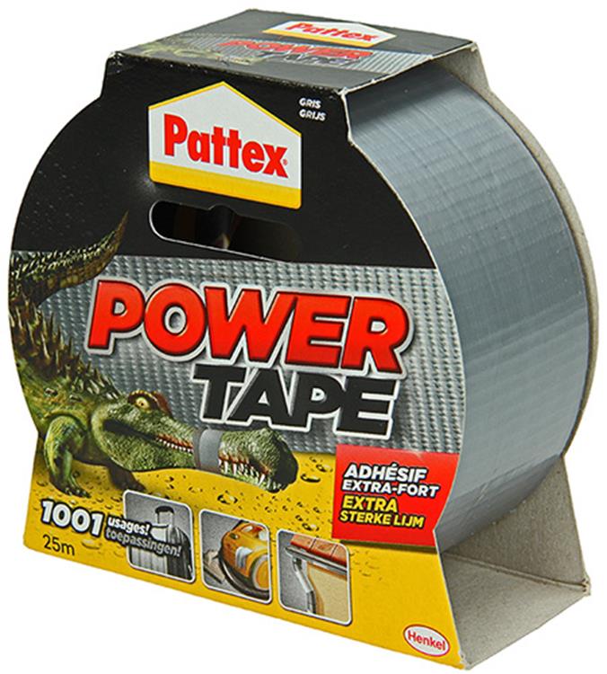 Pattex 1001840 - ruban adhésif 25m gris bl | 6 pièces