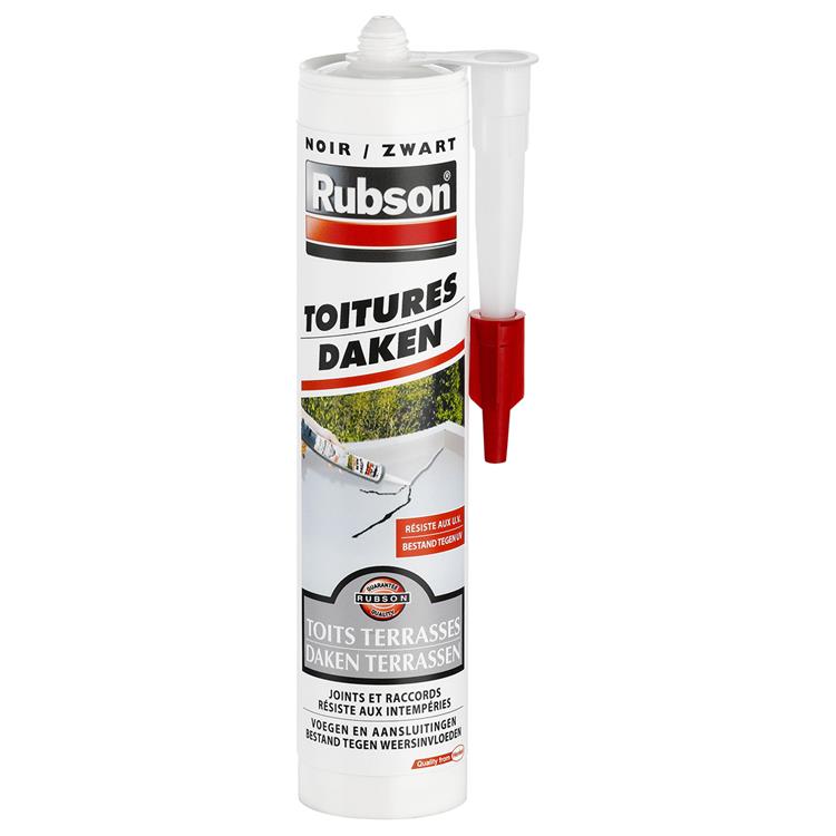Rubson 1006960 - Toits terrasses 280ml noir | 12 pièces