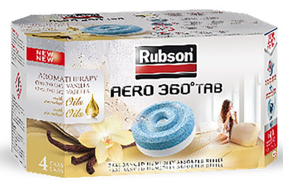 Rubson 1051256 - recharge aéro 360 cascade 4x450g | 1 pièce