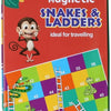 Jeu de voyage magnétique d'introduction dans des échelles de serpents en conserve