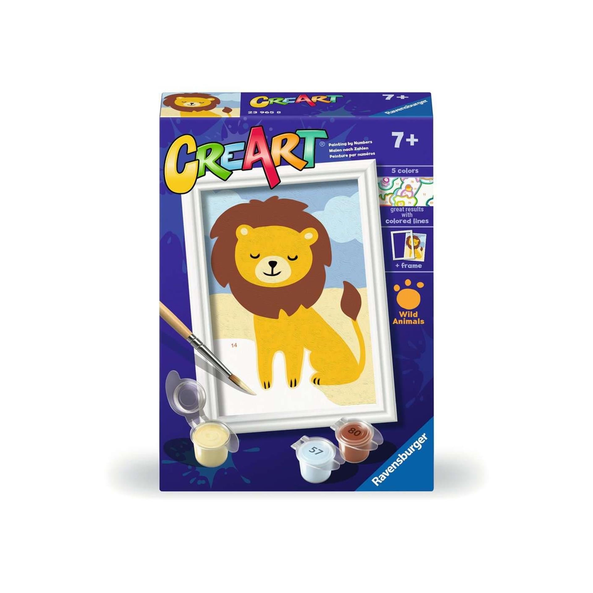 Ravensburger Creart Painting au numéro - Leeuw