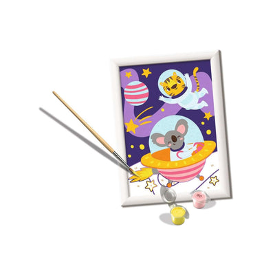 Ravensburger Creart peinture au nombre - Animaux dans l'espace