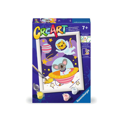 Ravensburger Creart peinture au nombre - Animaux dans l'espace