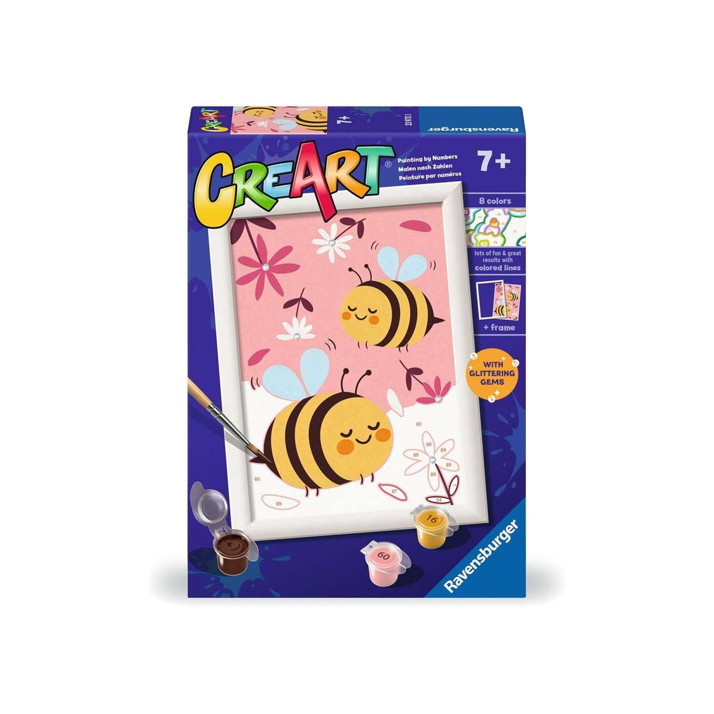 Ravensburger Creart Painting au numéro - Abeilles joyeuses
