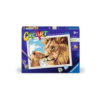 Ravensburger Creart Painting au numéro - Leeuw et Welp