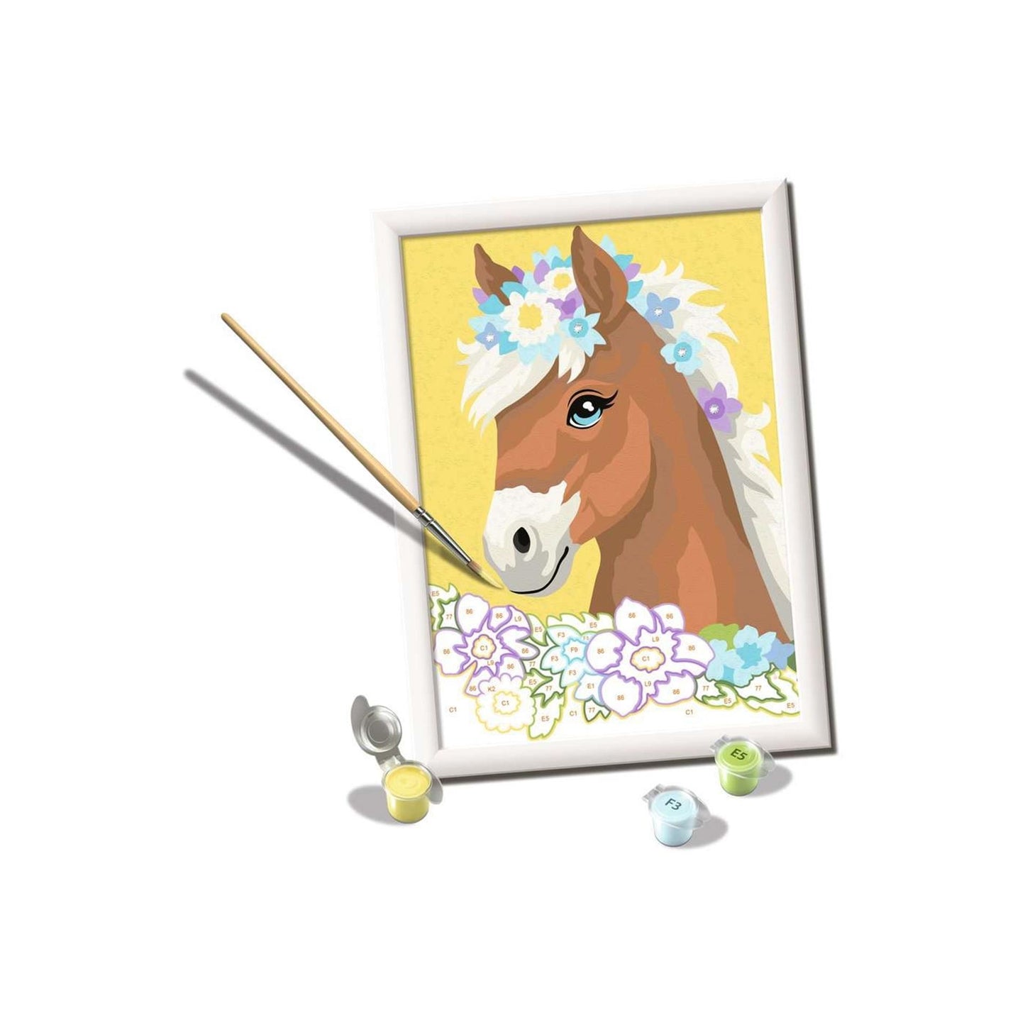 Ravensburger Creart Painting by Number - Horse with Flowers