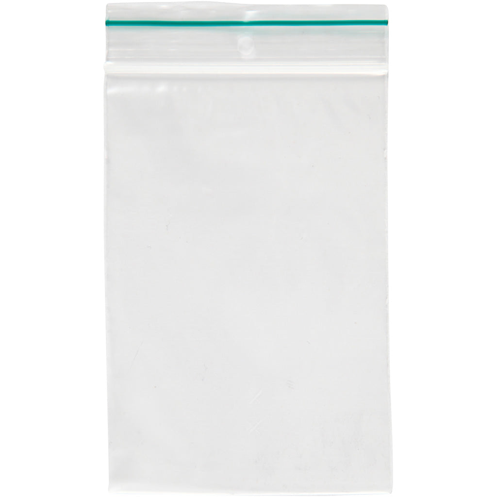 Sachets à fermeture éclair, dimension 8x12 cm, épaisseur 0,05 mm, 100 pièces 1 boîte