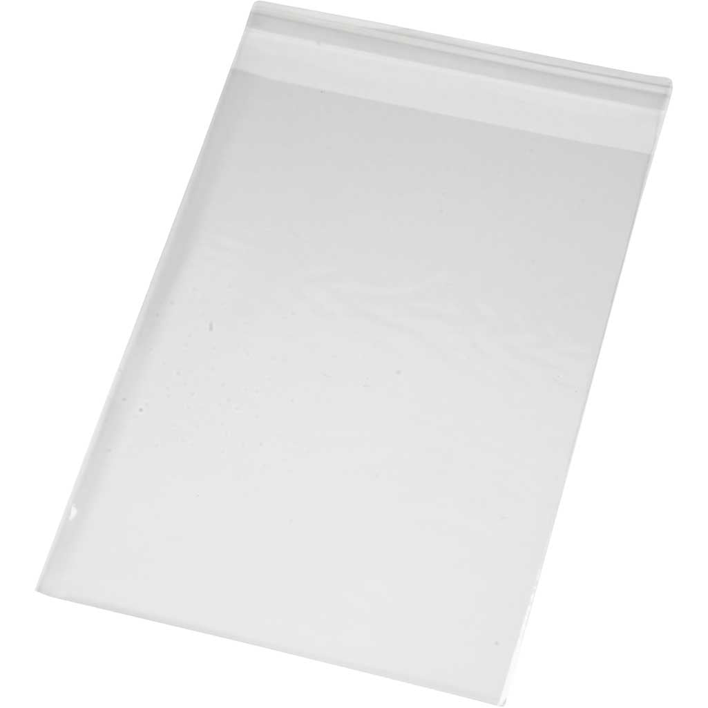 Sachets cellophane Creativ company, h : 17,3 cm, l : 12,3 cm, épaisseur 25 my, 20 pièces 1 boîte