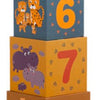 Blocs d'empilement de petits pieds en carton, 10dlg.