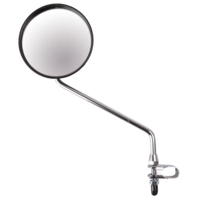 Trumpf Mirror Bicycle 105 mm Rod Chrome, assemblage à la direction