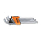 Beta Allen Keys Set Tools 96BPA SC9 avec tête de balle 110 ° (9 pièces)