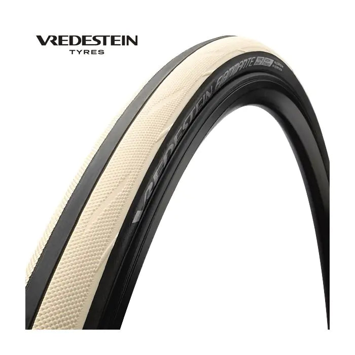 Vredestein FiamMante DC Tire externe 28 x 7 8 (23-622) Blanc noir