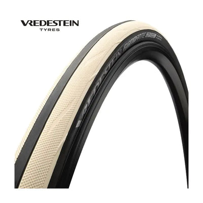 Vredestein FiamMante DC Tire externe 28 x 7 8 (23-622) Blanc noir