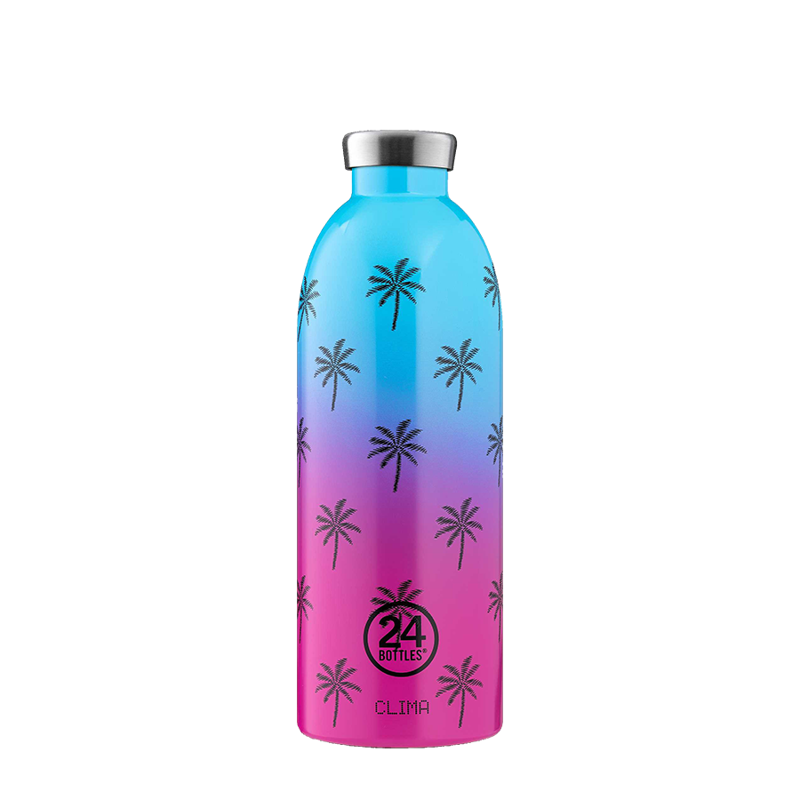 24 bouteilles thermos clima palm vibes 850ml