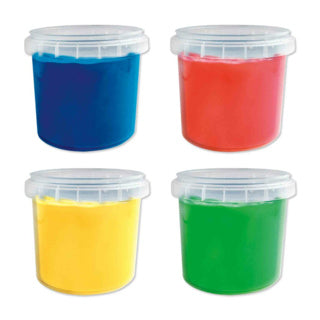 Couleurs primaires de peinture à doigt SES, 4x110 ml