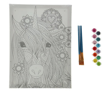 Peinture par numéro Unicorn toivas 30x40