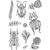Tampons en silicone Creativ company, insectes, feuille 11x15,5 cm, 1 feuille