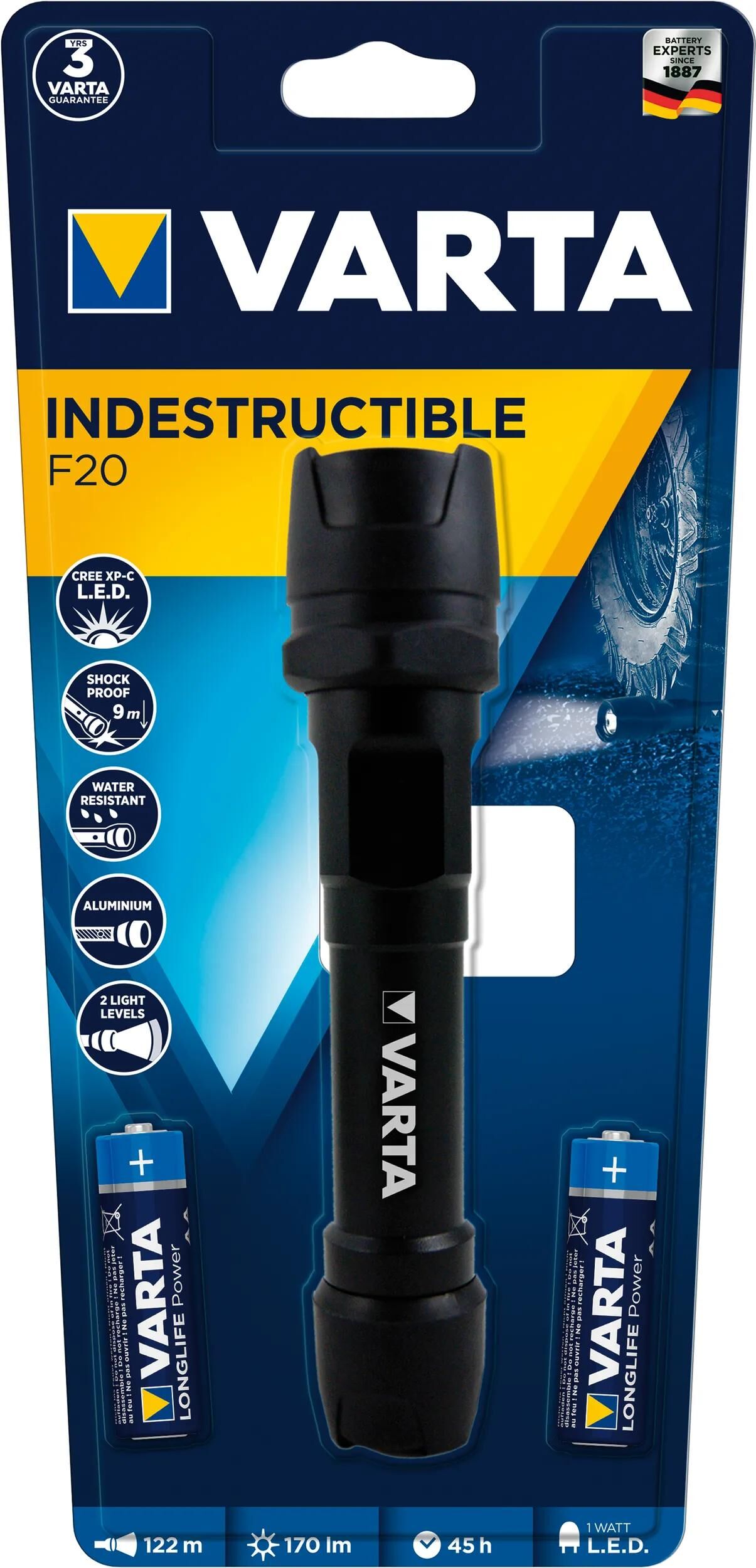VARTA LAMP INDSTRUCTIBLE F20