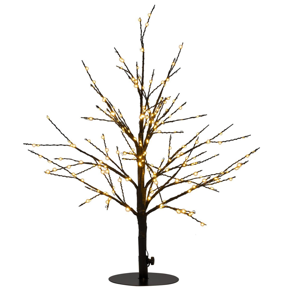 Anna's collection Sapin lumineux 240LED classique chaud H60cm avec fonction flash, variateur et minuterie 8 heures IP44