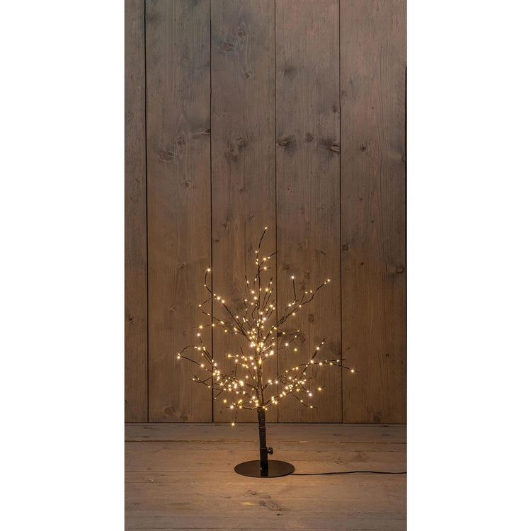Anna's collection Sapin lumineux 240LED classique chaud H60cm avec fonction flash, variateur et minuterie 8 heures IP44