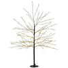 Anna's collection Sapin lumineux 600LED classique chaud H120cm avec fonction flash, variateur et minuterie 8 heures IP44