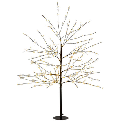 Anna's collection Sapin lumineux 600LED classique chaud H120cm avec fonction flash, variateur et minuterie 8 heures IP44