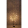 Anna's collection Sapin lumineux 600LED classique chaud H120cm avec fonction flash, variateur et minuterie 8 heures IP44